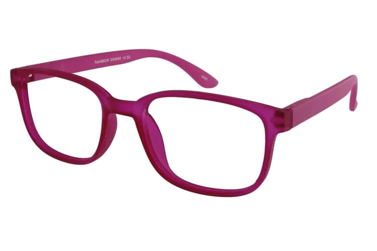 I Need You Lesebrille Rainbow pink seitlich I Need You Lesebrille Rainbow pink seitlich