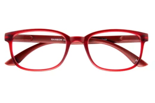 I Need You Lesebrille Rainbow rot frontal
