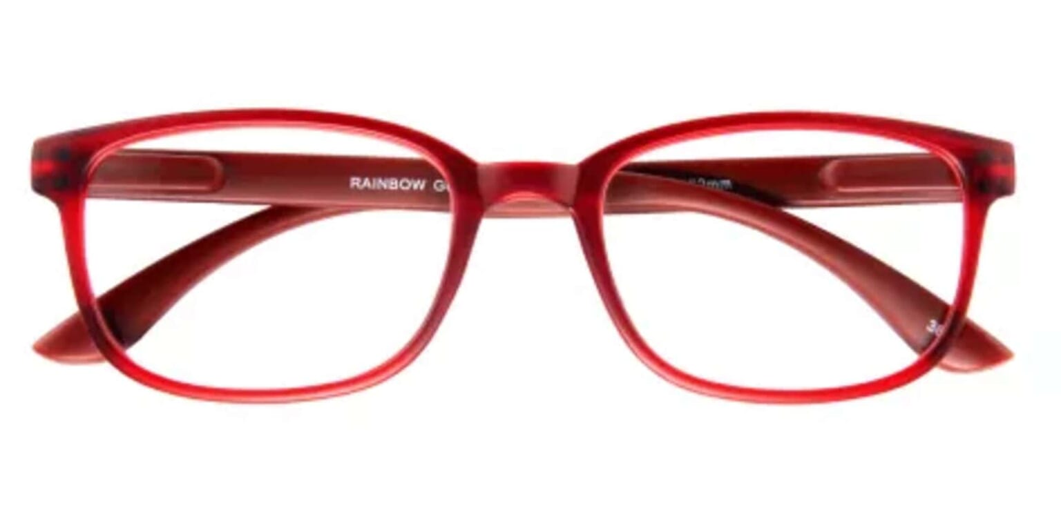 I Need You Lesebrille Rainbow rot frontal