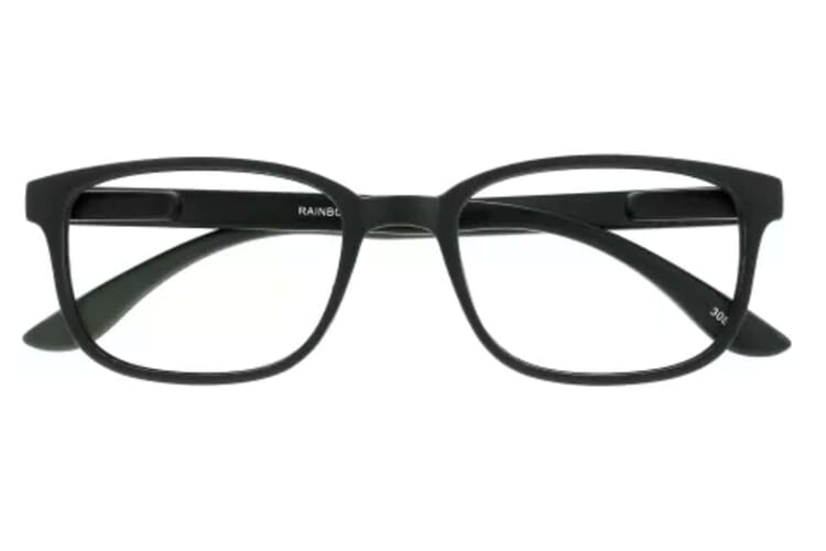 I Need You Lesebrille Rainbow schwarz frontal Rainbow Schwarz