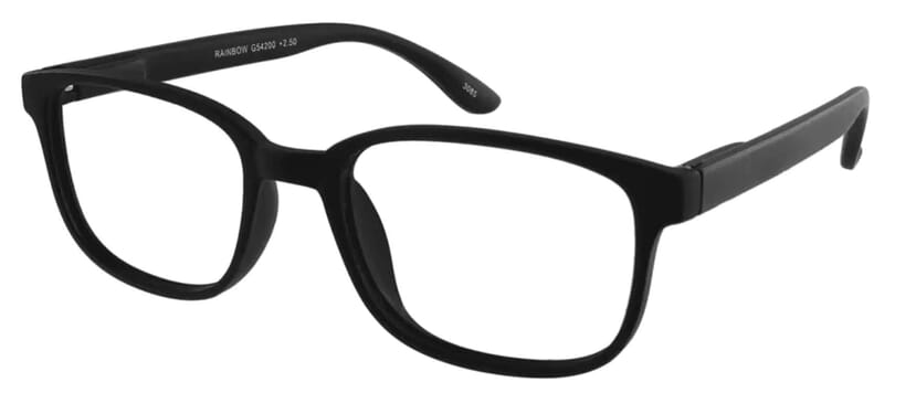 I Need You Lesebrille Rainbow schwarz seitlich Rainbow Schwarz