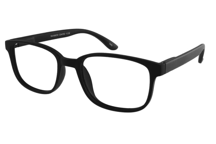 I Need You Lesebrille Rainbow schwarz seitlich Rainbow Schwarz