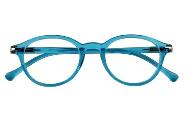 I Need You Lesebrille Tropic blau frontal Tropic Blau