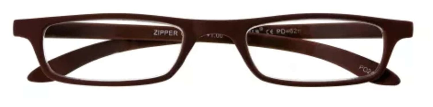I Need You Lesebrille Zipper braun frontal Lesebrille I Need You Zipper braun frontal