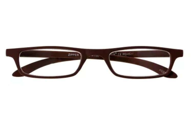 I Need You Lesebrille Zipper braun frontal Lesebrille I Need You Zipper braun frontal