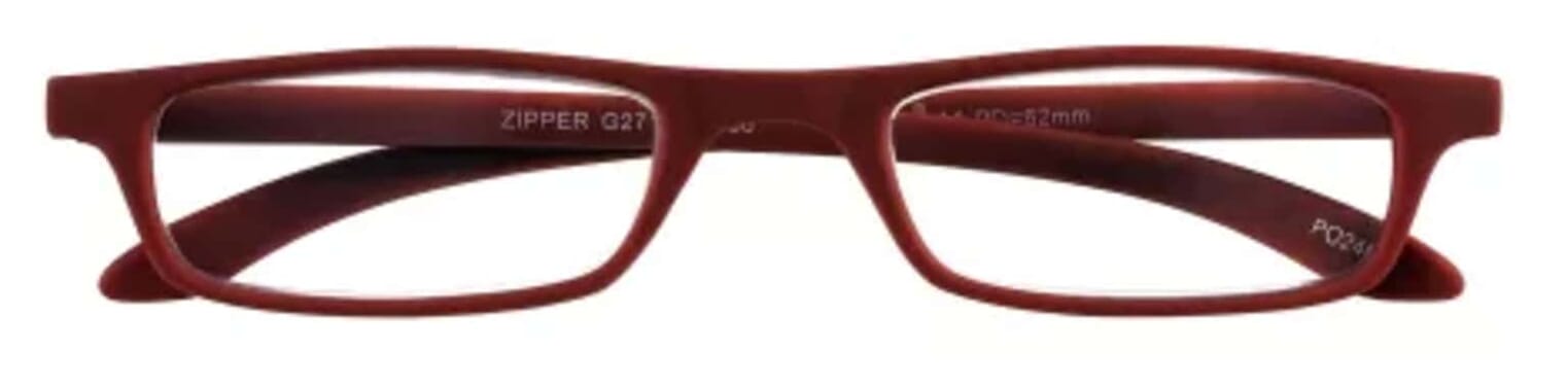 I Need You Lesebrille Zipper rot frontal Lesebrille I Need You Zipper rot frontal