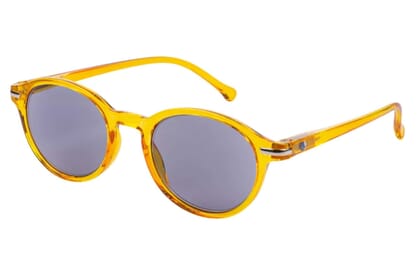 I Need You Sonnenlesebrille Tropic gelb seitlich Sonnenlesebrille I Need You Tropic gelb seitlich