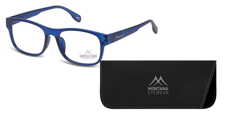 Lesebrille Montana MRC1 blau mit Etui Lesebrille Montana MRC1 blau mit Etui