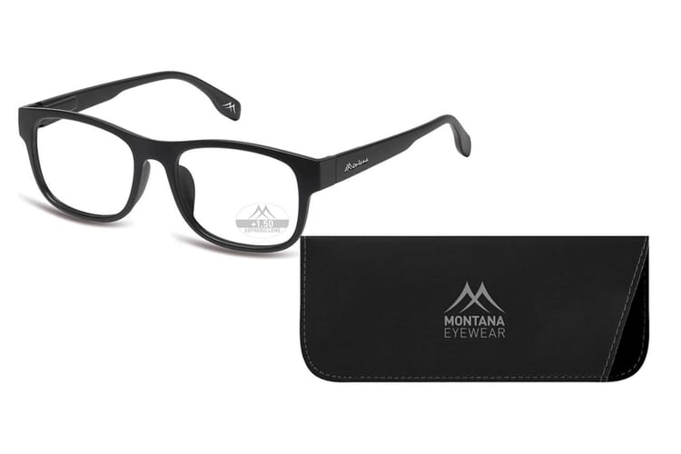 Lesebrille Montana MRC1 schwarz mit Etui Lesebrille Montana MRC1 schwarz mit Etui