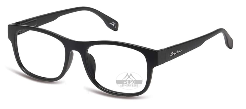 Lesebrille Montana MRC1 schwarz seitlich Lesebrille Montana MRC1 schwarz seitlich