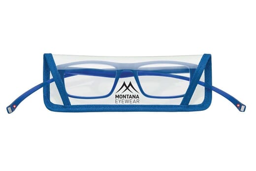 Lesebrille Montana MR59 blau mit Etui