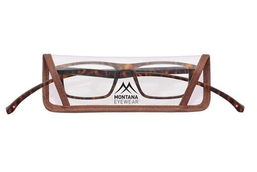 Lesebrille Montana MR59 havanna mit Etui