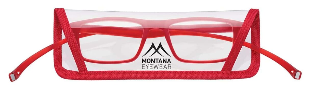 Montana Lesebrille MR59 rot mit Etui Lesebrille Montana MR59 rot mit Etui