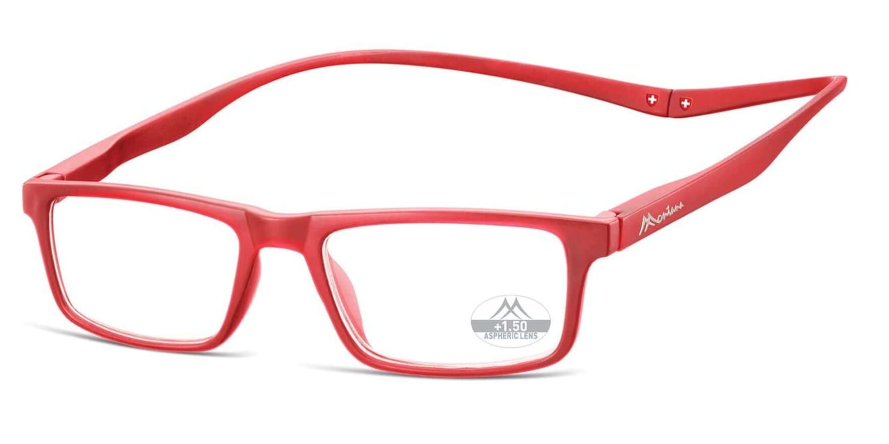 Lesebrille Montana MR59 rot seitlich