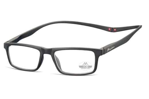 Lesebrille Montana MR59 schwarz seitlich