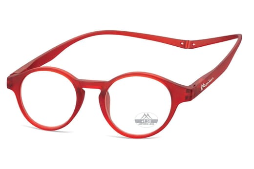 Lesebrille Montana MR60 rot seitlich