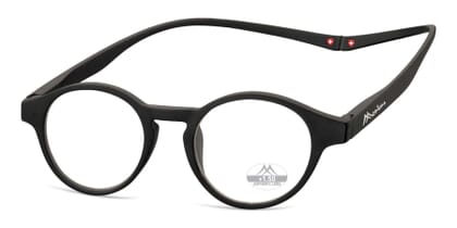 Montana Lesebrille MR60 schwarz seitlich Lesebrille Montana MR60 schwarz seitlich