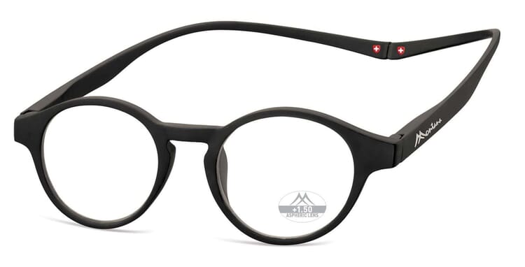 Montana Lesebrille MR60 schwarz seitlich Lesebrille Montana MR60 schwarz seitlich