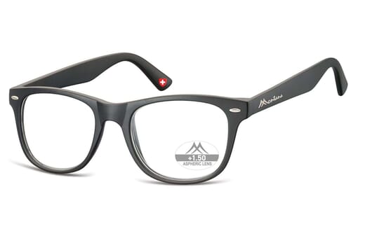 Lesebrille Montana MR67 schwarz seitlich