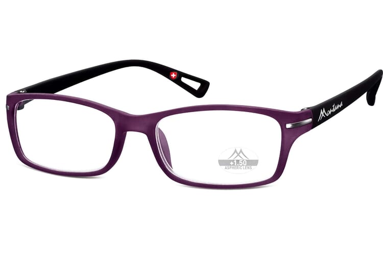 Montana Lesebrille MR76 lila seitlich Lesebrille Montana MR76 lila seitlich