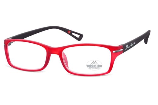 Lesebrille Montana MR76 rot seitlich