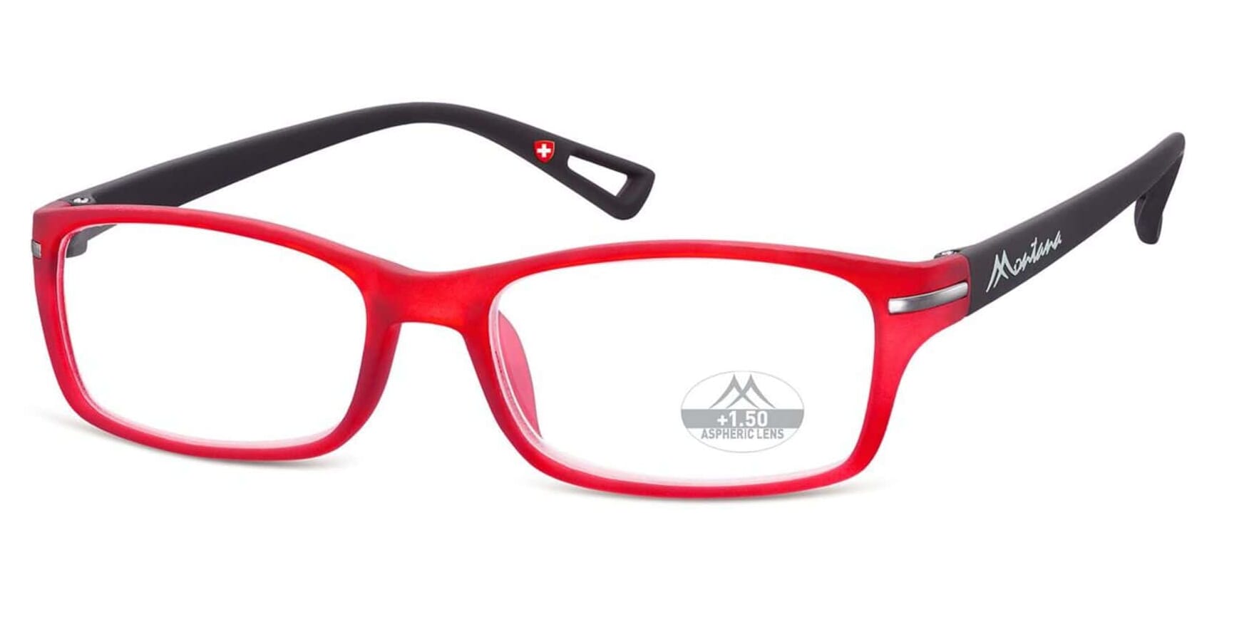 Lesebrille Montana MR76 rot seitlich
