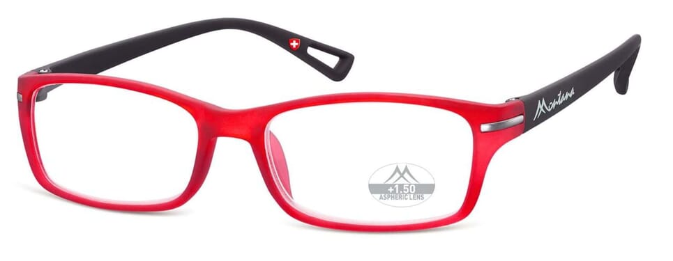 Montana Lesebrille MR76 rot seitlich Lesebrille Montana MR76 rot seitlich