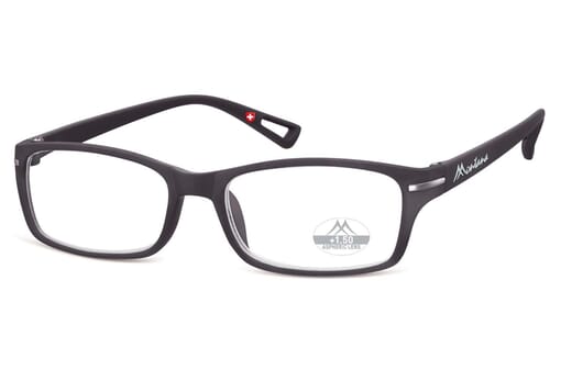 Lesebrille Montana MR76 schwarz seitlich