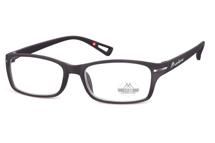 Montana Lesebrille MR76 schwarz seitlich Lesebrille Montana MR76 schwarz seitlich