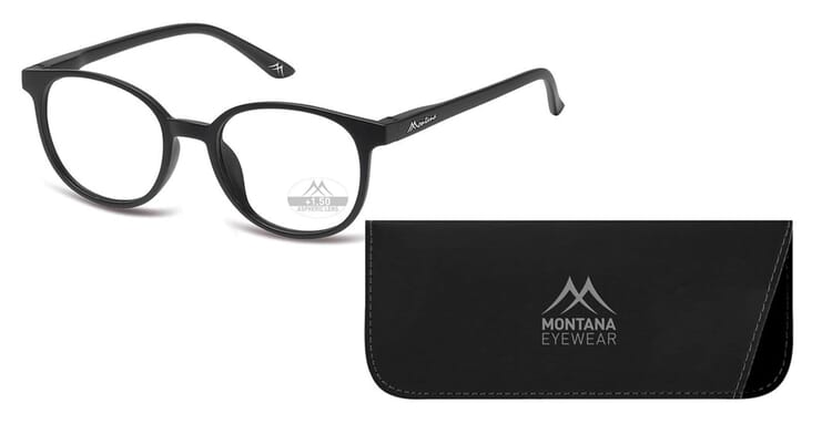 Montana Lesebrille MRC2 schwarz mit Etui Lesebrille Montana MRC2 schwarz mit Etui