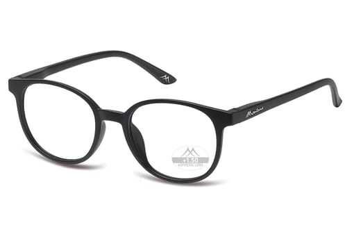Lesebrille Montana MRC2 schwarz seitlich