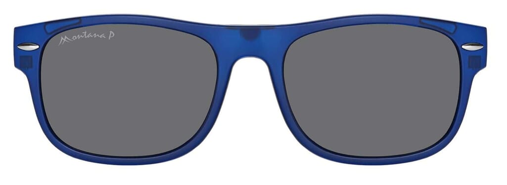 Montana Sonnenclip MRC1 blau frontal Montana Sonnenclip MRC1 blau frontal