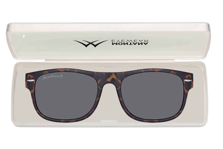 Montana Sonnenclip MRC1 havanna mit Etui Montana Sonnenclip MRC1 havanna mit Etui