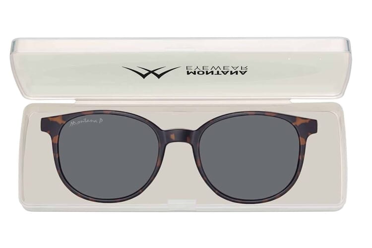 Montana Sonnenclip MRC2 havanna mit Etui Sonnenclip Montana MRC2 havanna mit Etui