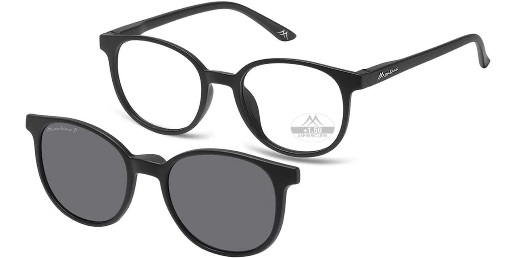 Sonnenclip Montana MRC2 schwarz seitlich