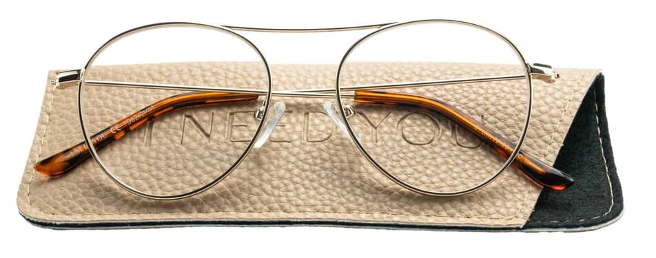 Lesebrille I Need You Dylan gold mit etui Lesebrille I Need You Dylan gold mit etui