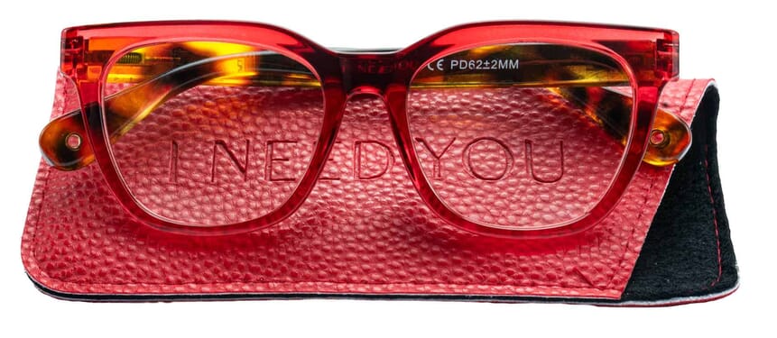 Lesebrille I Need You Enja red mit etui Lesebrille I Need You Enja red mit etui