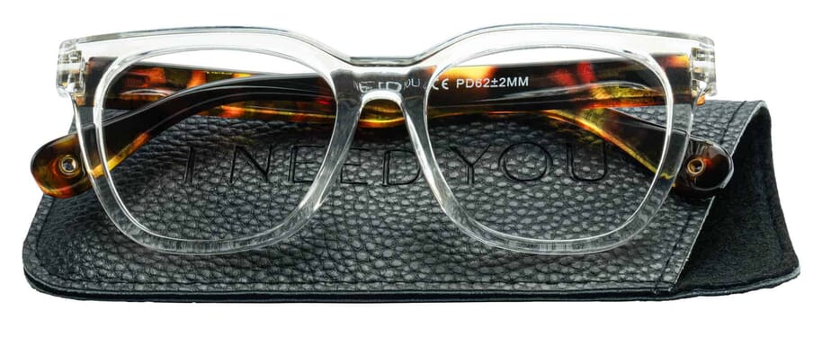 Lesebrille I Need You Enja transparent mit etui Lesebrille I Need You Enja transparent mit etui
