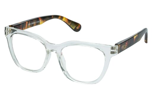 Lesebrille I Need You Enja transparent seitlich