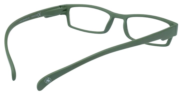 Lesebrille Klammeraffe 01 olive innen Lesebrille Klammeraffe 01 olive innen