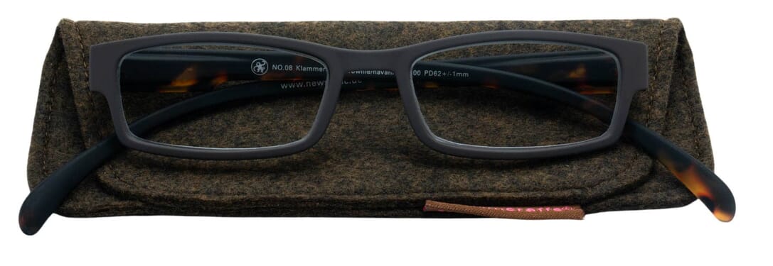 Lesebrille Klammeraffe 08 brownie havanna mit etui Lesebrille Klammeraffe 08 brownie havanna mit etui