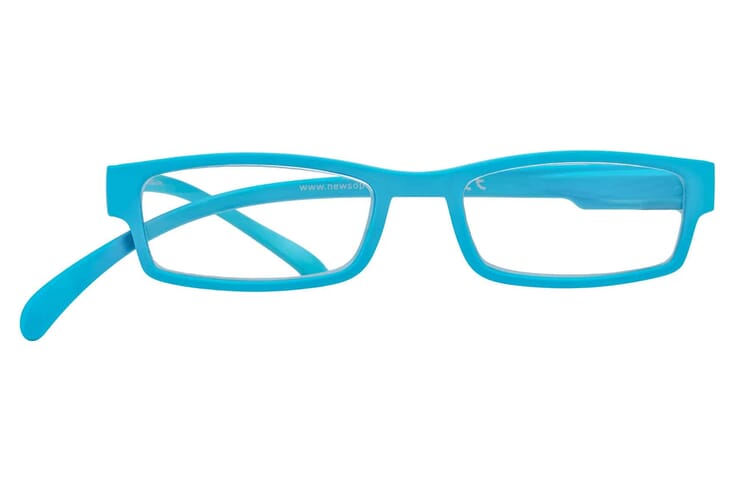 Lesebrille Klammeraffe 01 aqua frontal Lesebrille Klammeraffe 01 aqua frontal