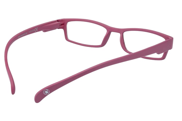 Lesebrille Klammeraffe 01 berry innen Lesebrille Klammeraffe 01 berry innen