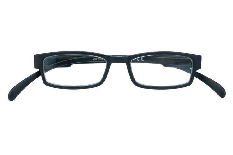 Lesebrille Klammeraffe 01 black geschlossen Lesebrille Klammeraffe 01 black geschlossen