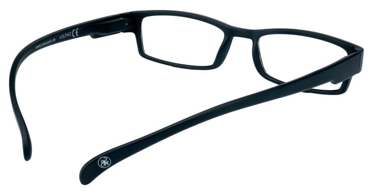 Lesebrille Klammeraffe 01 black innen Lesebrille Klammeraffe 01 black innen