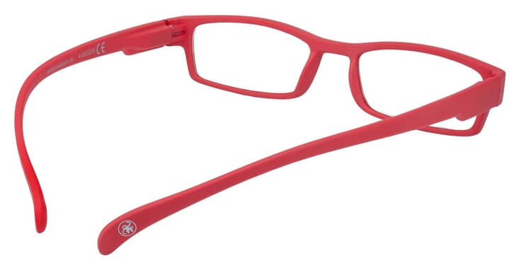 Lesebrille Klammeraffe 01 bright red innen Lesebrille Klammeraffe 01 bright red innen
