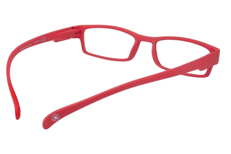 Reading glasses Klammeraffe 01 bright red inside Reading glasses Klammeraffe 01 bright red inside