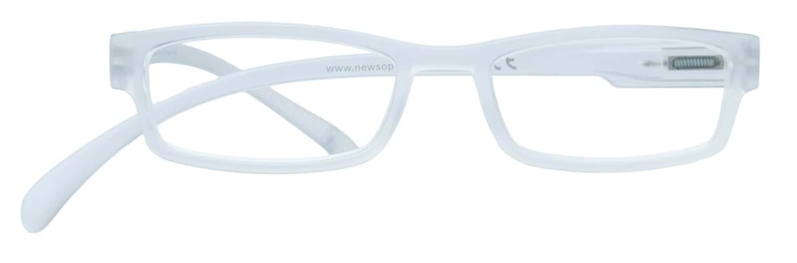 Lesebrille Klammeraffe 01 crystal frontal No. 01 Crystal