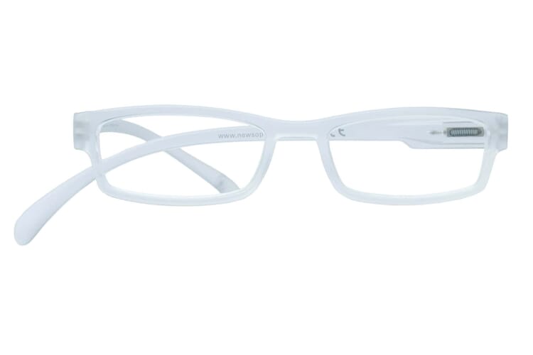 Lesebrille Klammeraffe 01 crystal frontal No. 01 Crystal