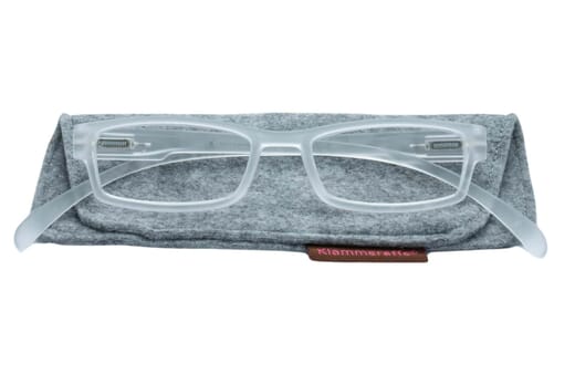 Lesebrille Klammeraffe 01 crystal mit etui